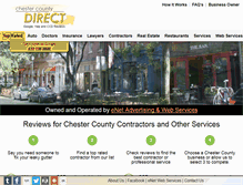 Tablet Screenshot of chestercountydirect.com